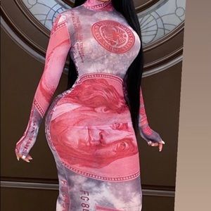 Pink Money Dress 💰✨